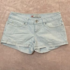 LEVI'S Striped Shorts, Sz 0